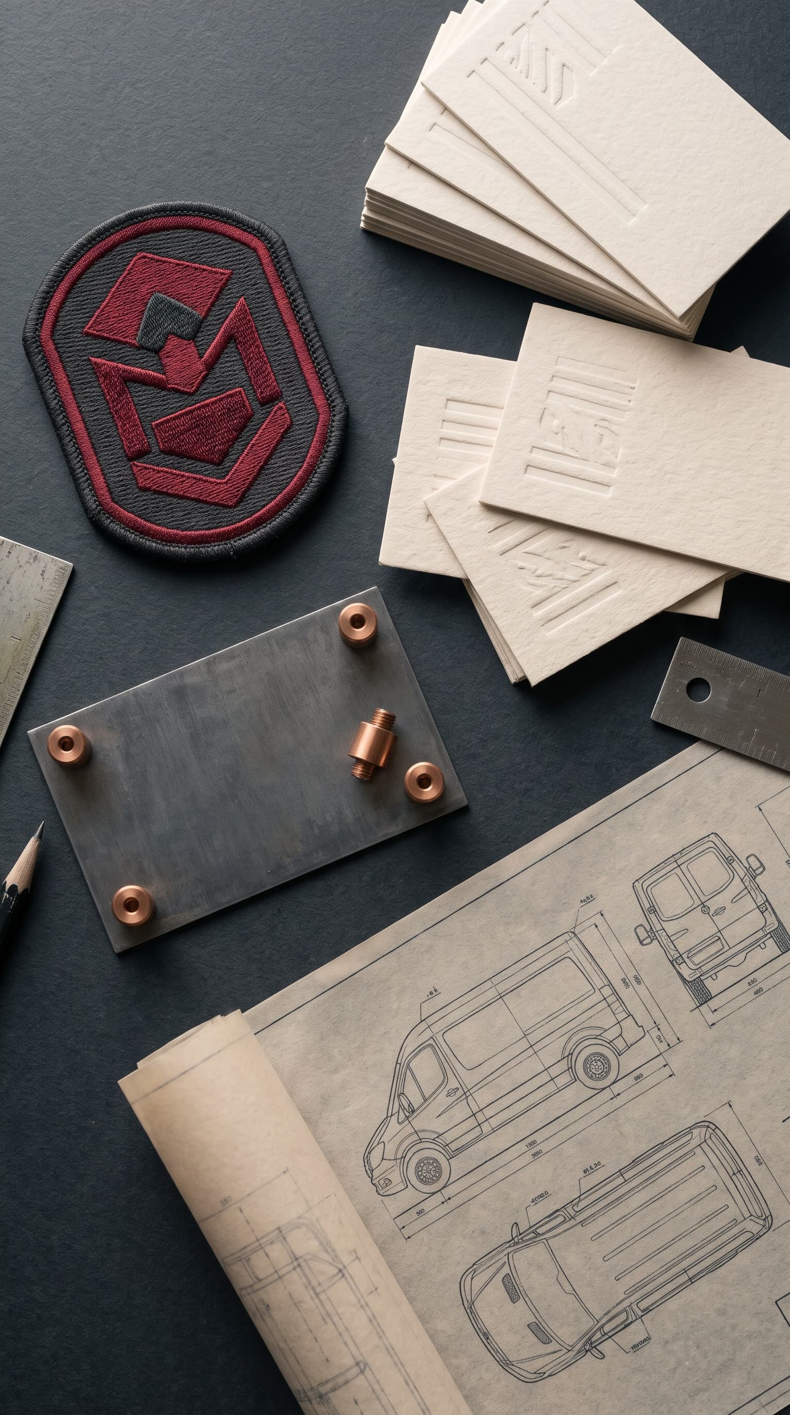 Studio flat-lay voor Installatietechniek